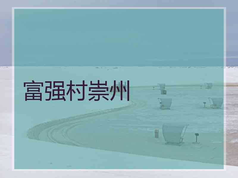 富强村崇州