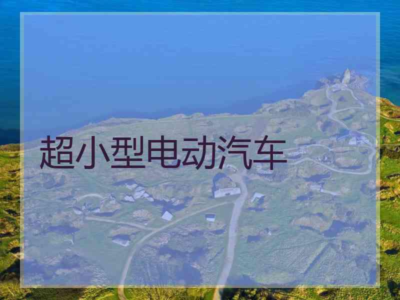 超小型电动汽车
