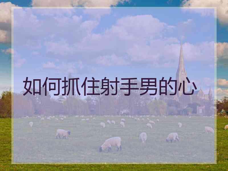 如何抓住射手男的心