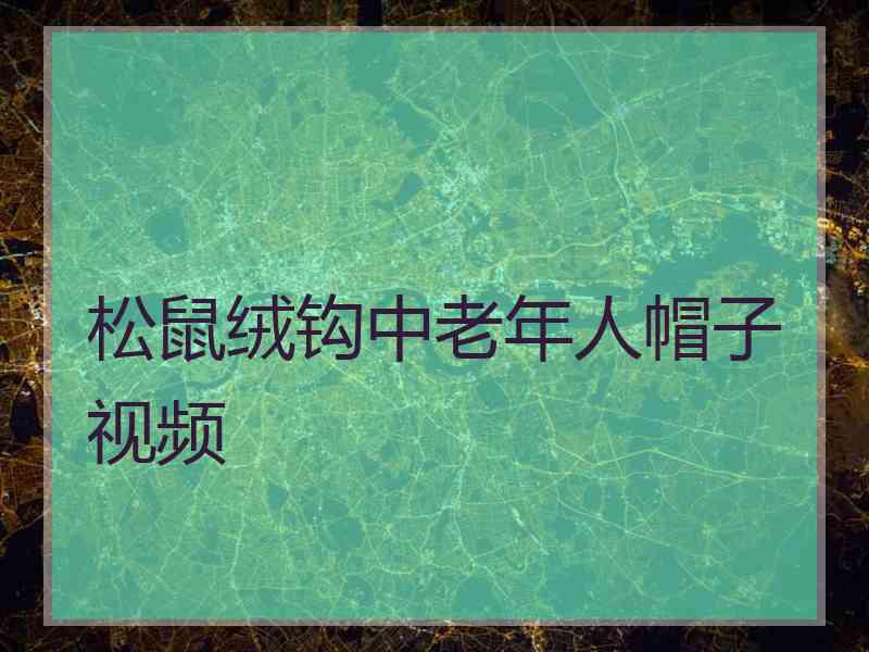松鼠绒钩中老年人帽子视频