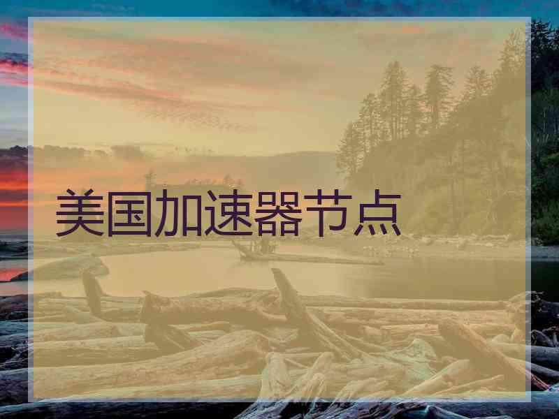 美国加速器节点