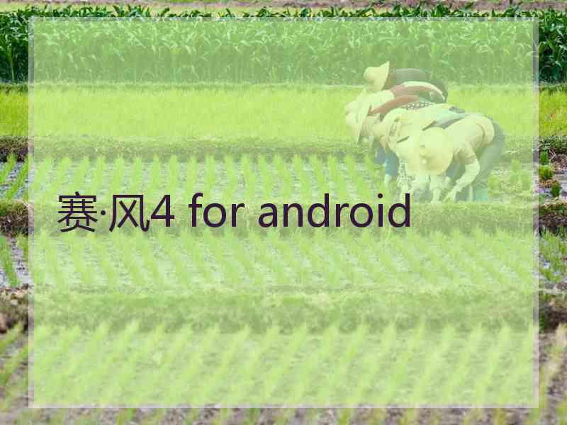 赛·风4 for android