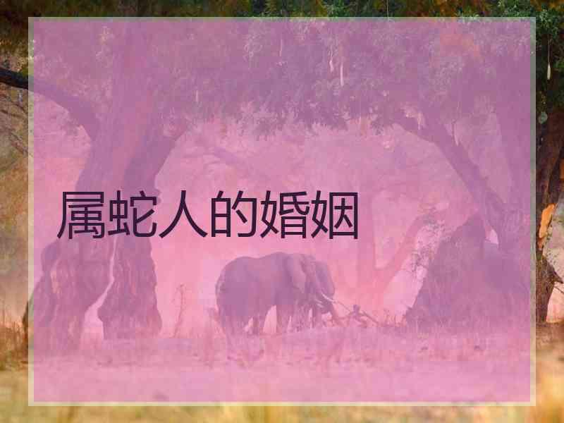 属蛇人的婚姻