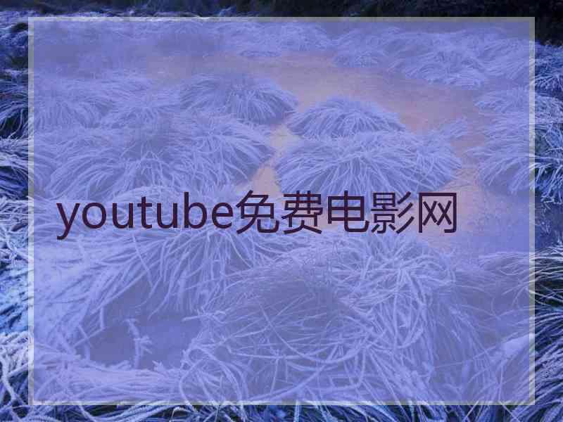 youtube免费电影网