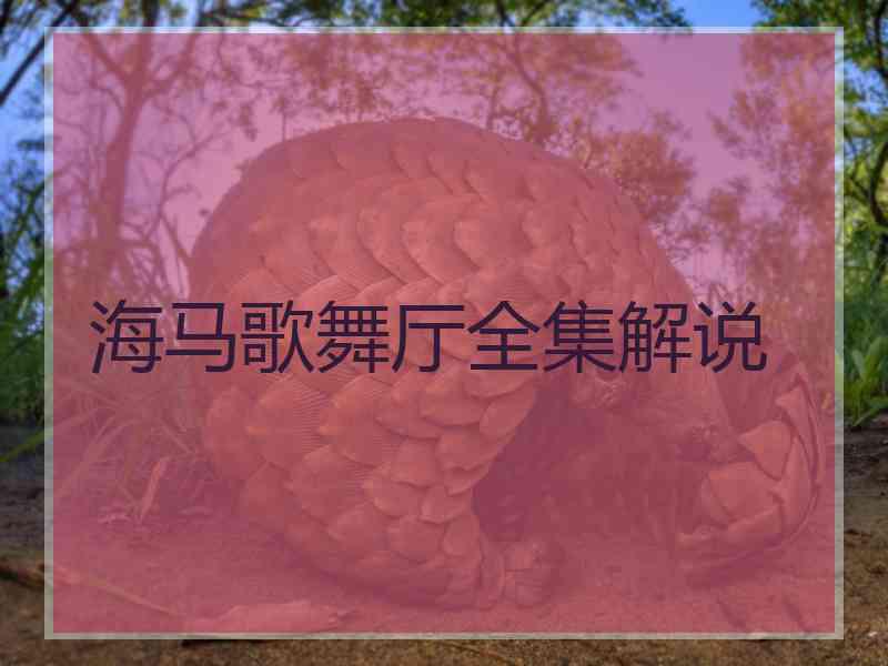 海马歌舞厅全集解说