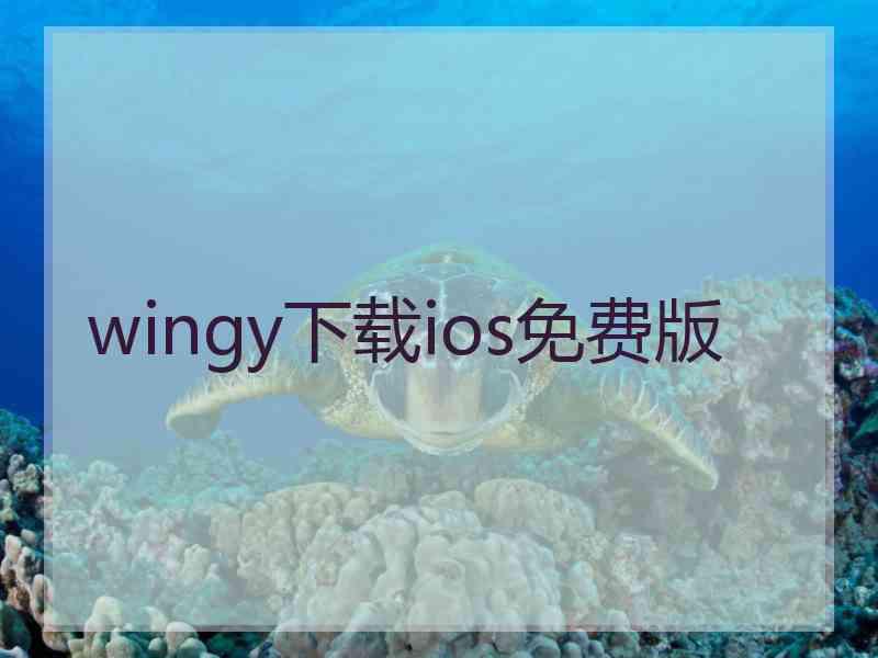 wingy下载ios免费版