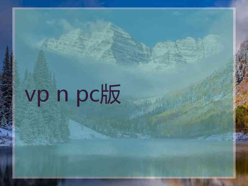 vp n pc版