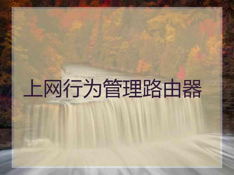 上网行为管理路由器