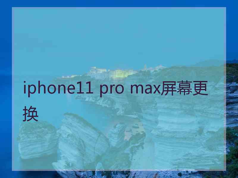 iphone11 pro max屏幕更换