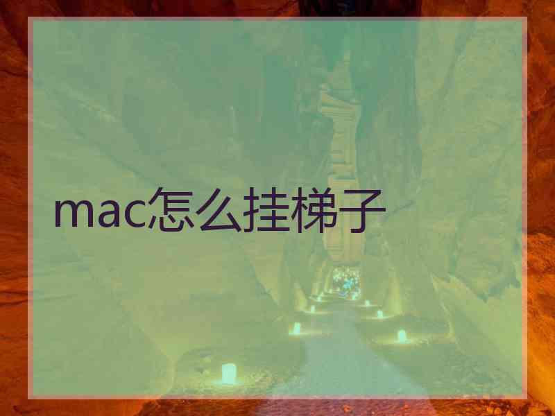 mac怎么挂梯子