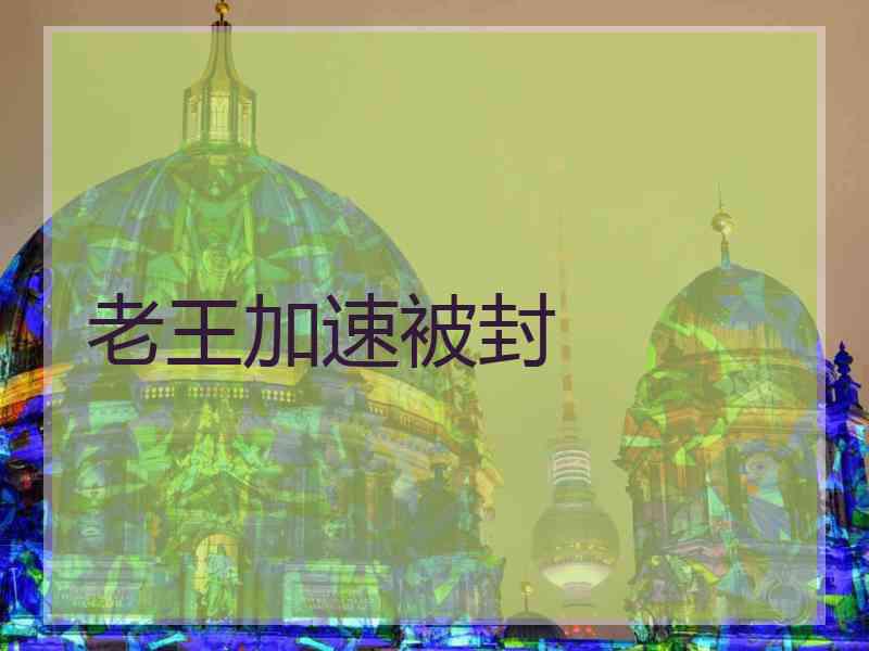 老王加速被封
