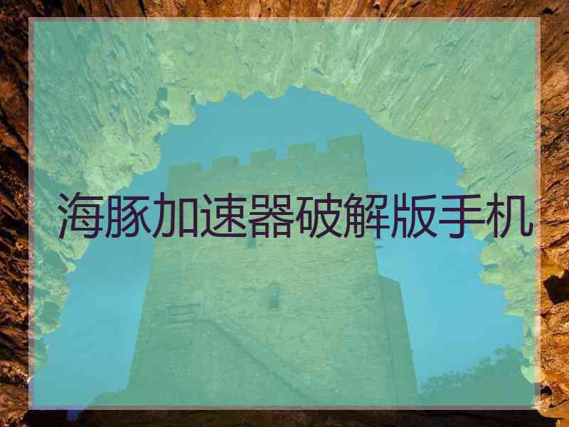 海豚加速器破解版手机