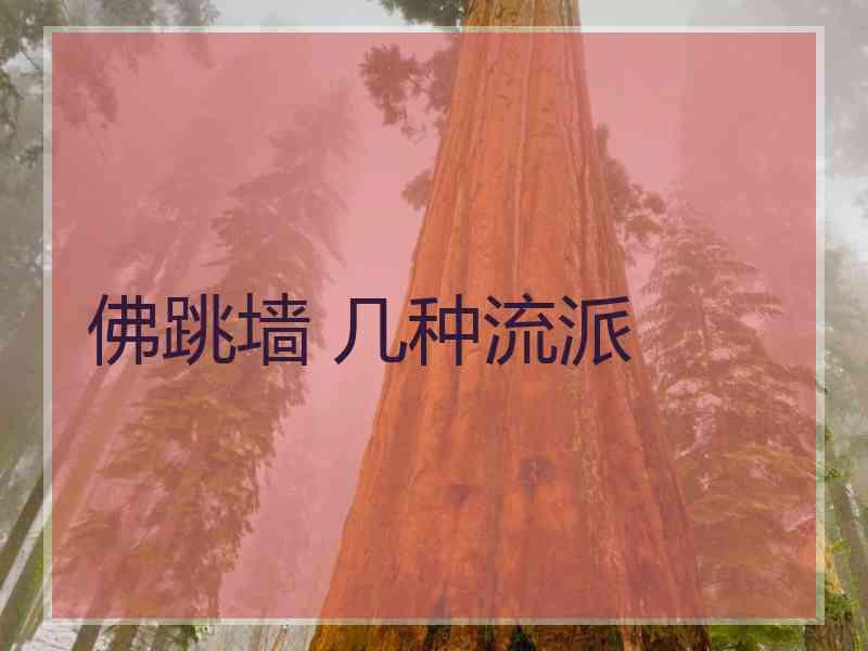 佛跳墙 几种流派