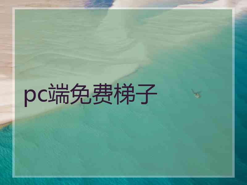 pc端免费梯子