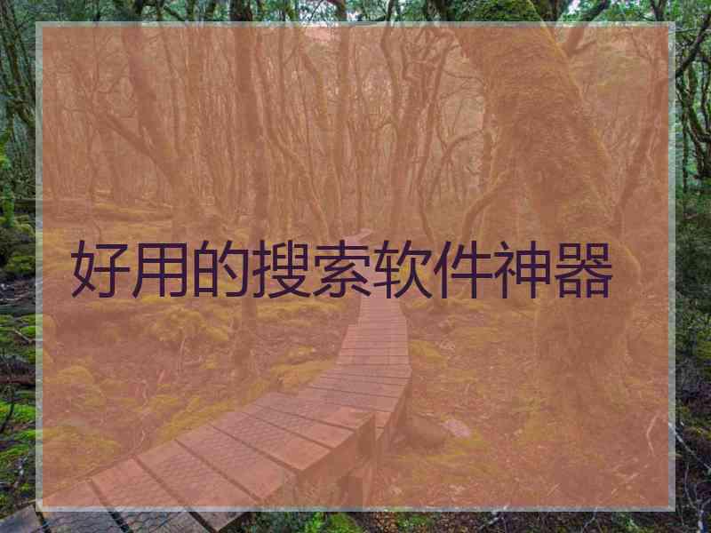 好用的搜索软件神器