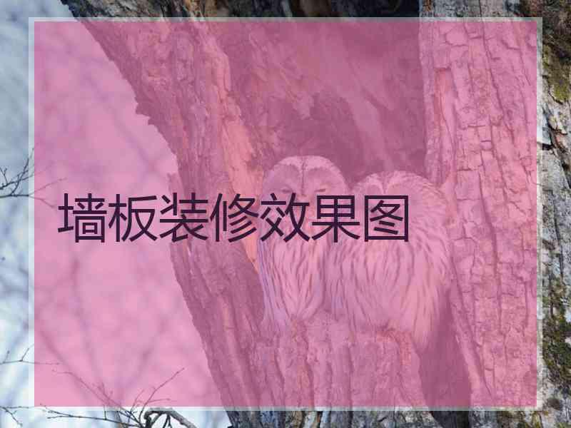 墙板装修效果图