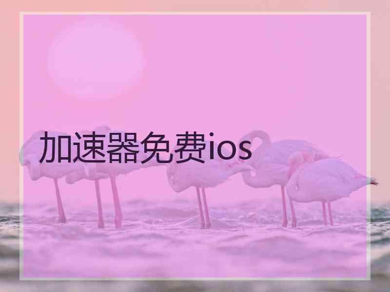 加速器免费ios
