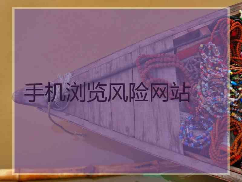 手机浏览风险网站