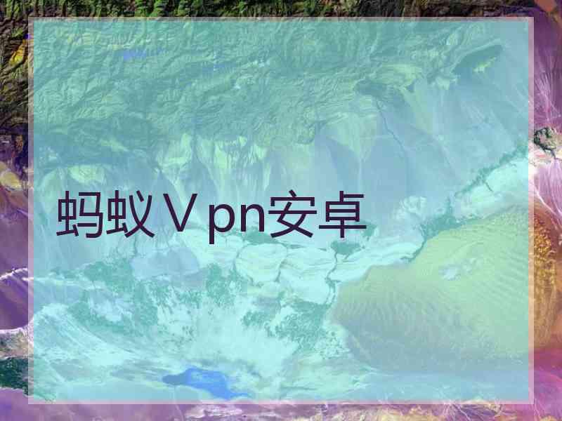 蚂蚁Ⅴpn安卓