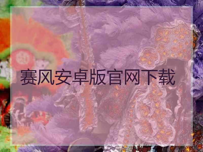 赛风安卓版官网下载