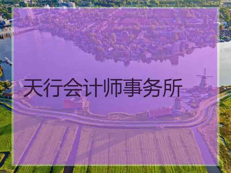 天行会计师事务所