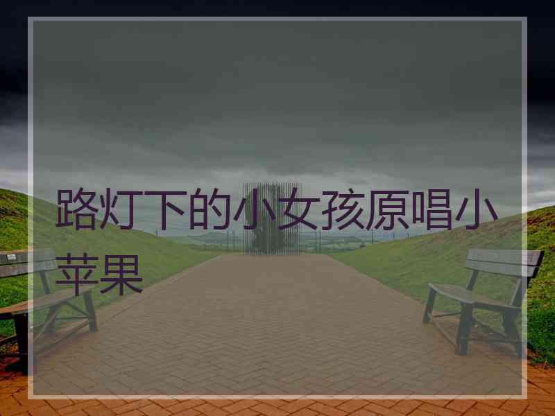 路灯下的小女孩原唱小苹果