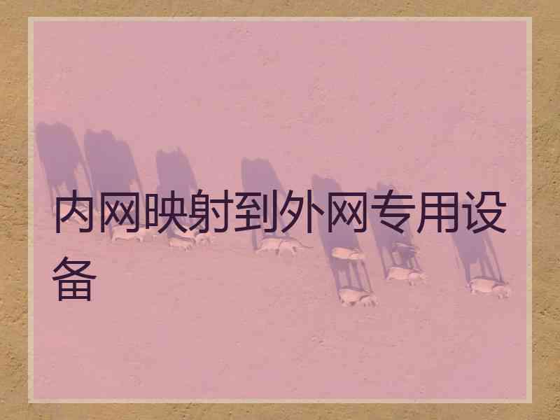 内网映射到外网专用设备