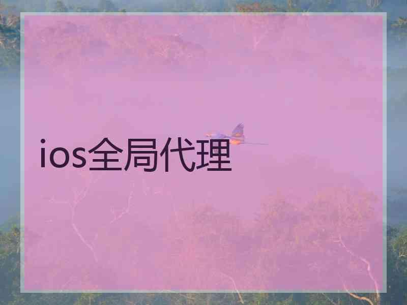 ios全局代理