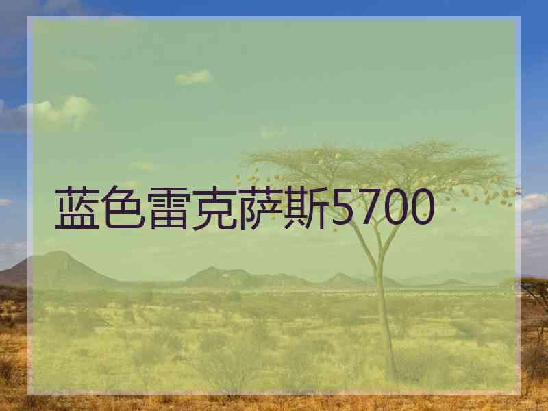 蓝色雷克萨斯5700