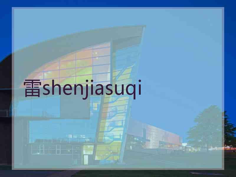 雷shenjiasuqi