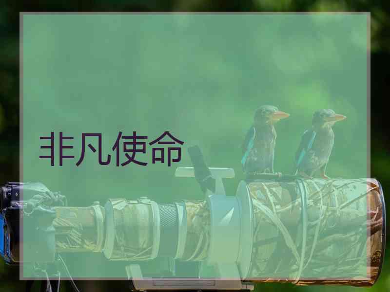 非凡使命