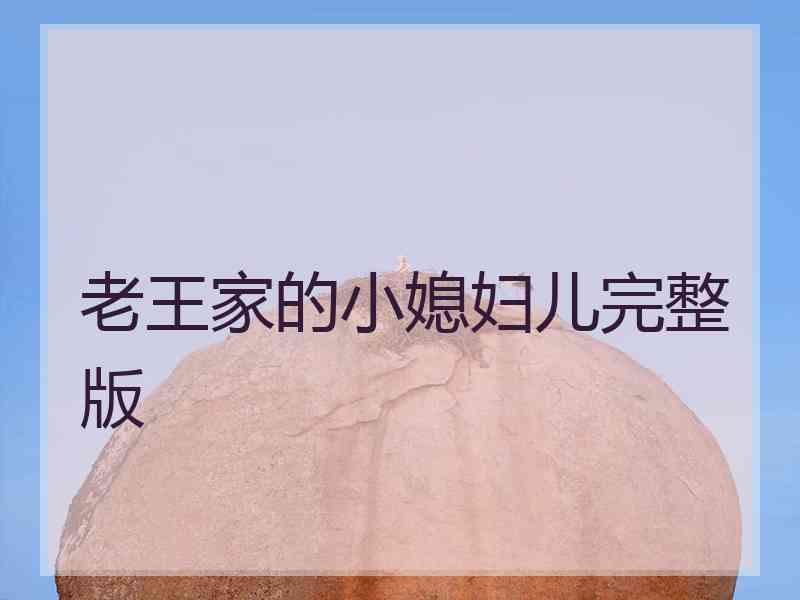 老王家的小媳妇儿完整版