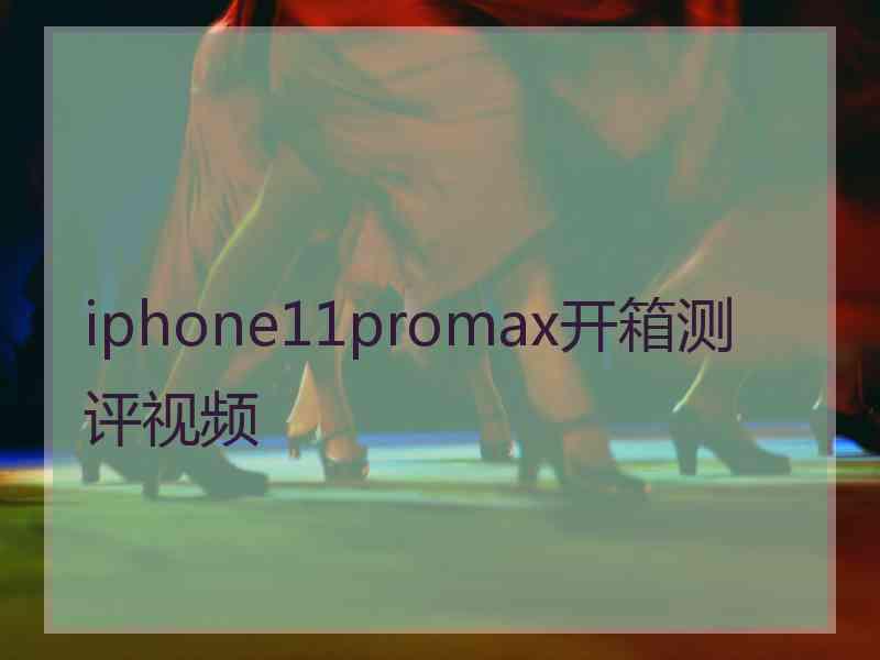 iphone11promax开箱测评视频