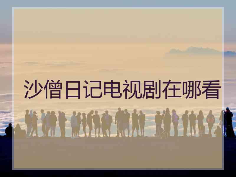 沙僧日记电视剧在哪看