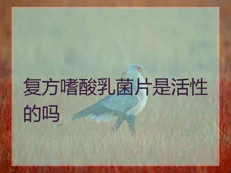 复方嗜酸乳菌片是活性的吗