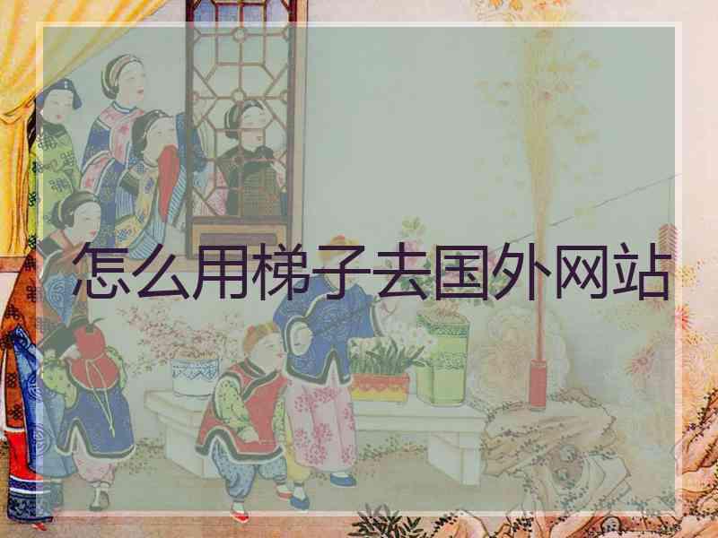 怎么用梯子去国外网站