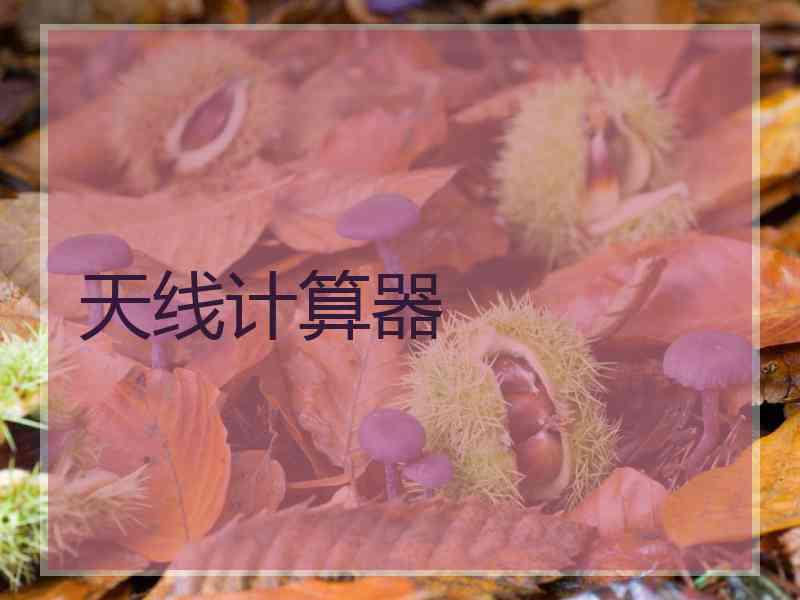 天线计算器