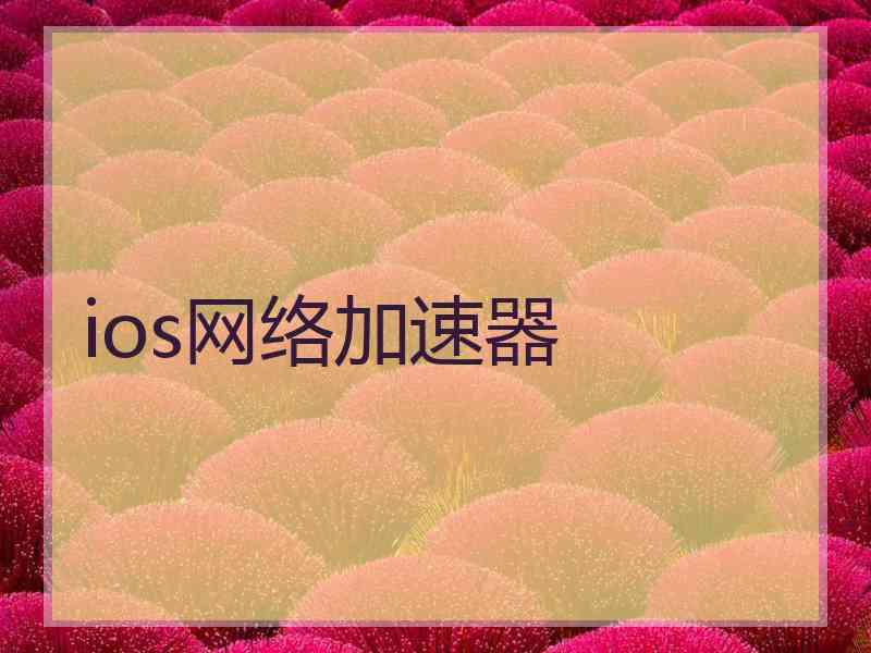 ios网络加速器