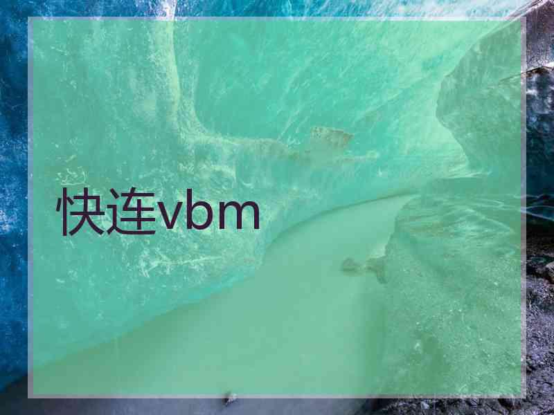 快连vbm