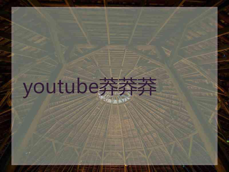 youtube莽莽莽