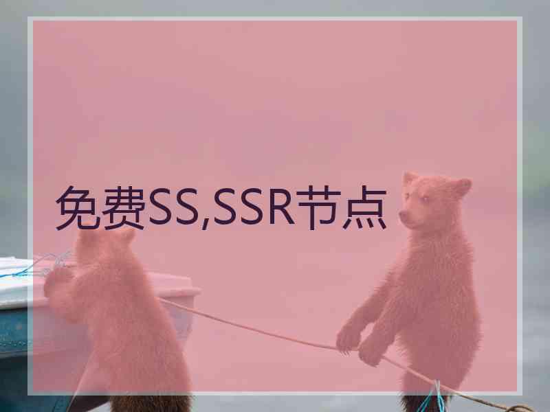 免费SS,SSR节点