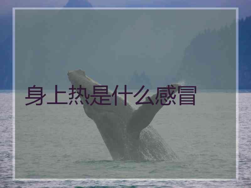 身上热是什么感冒