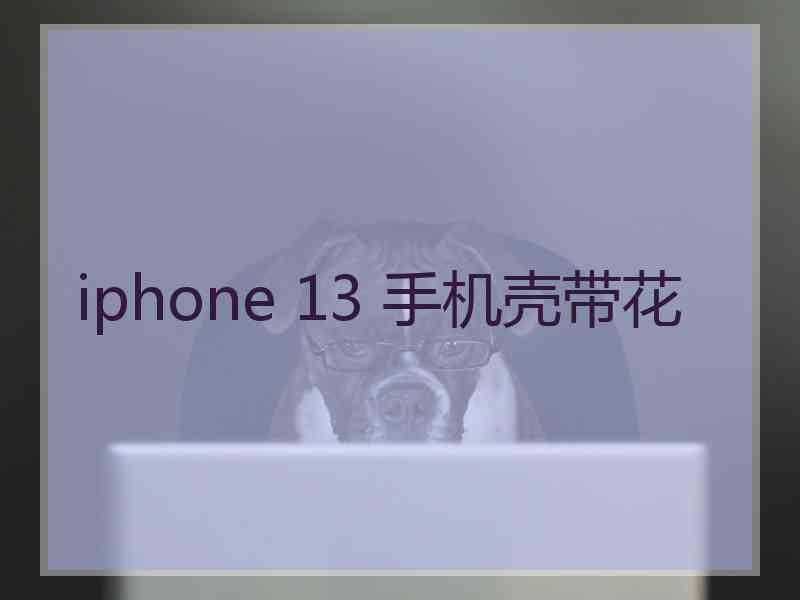 iphone 13 手机壳带花