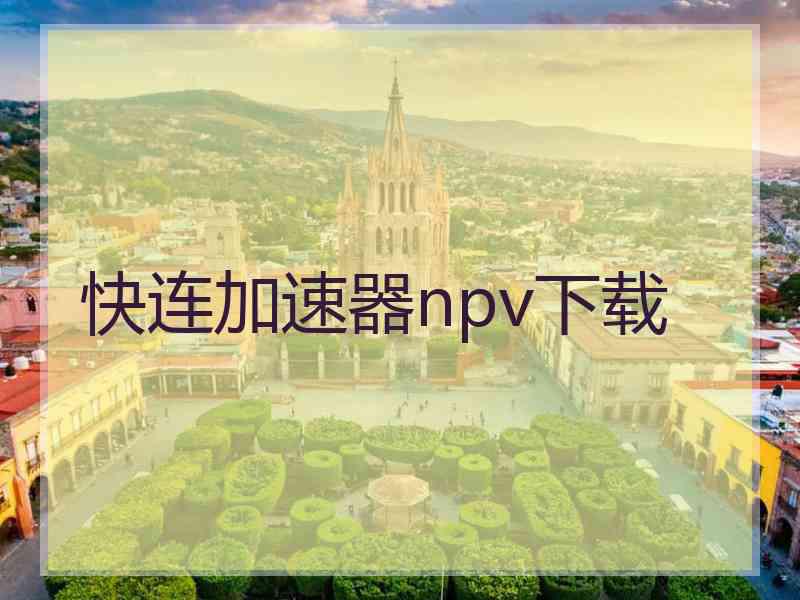 快连加速器npv下载