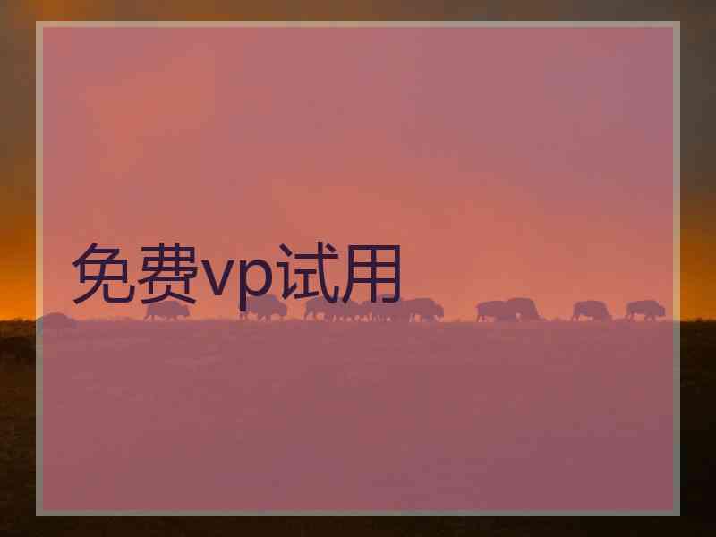 免费vp试用
