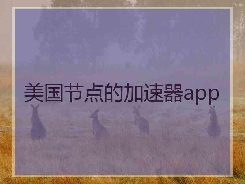 美国节点的加速器app