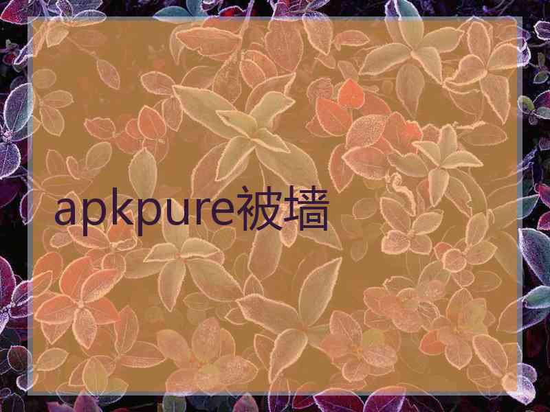 apkpure被墙