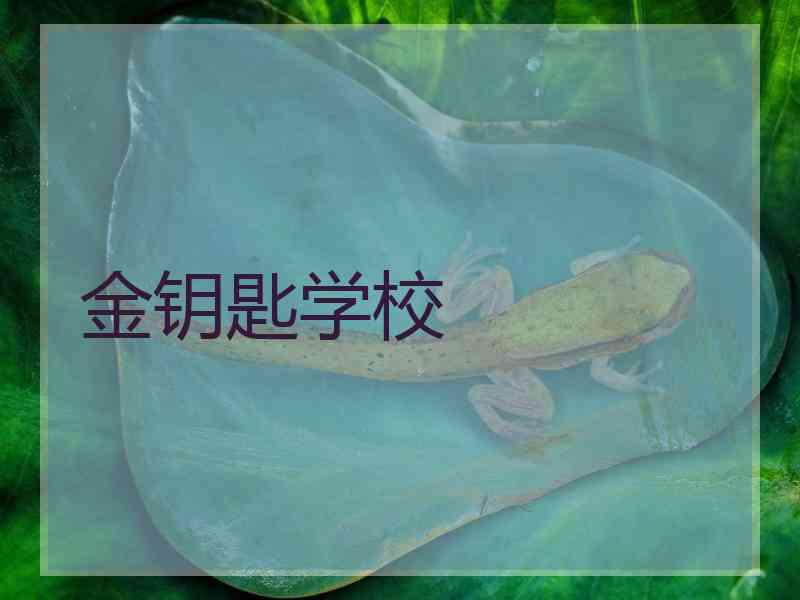 金钥匙学校