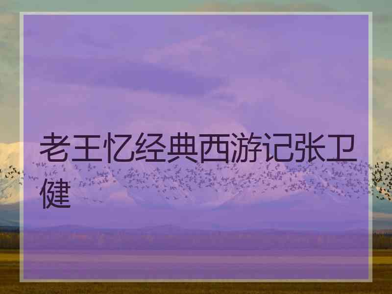 老王忆经典西游记张卫健