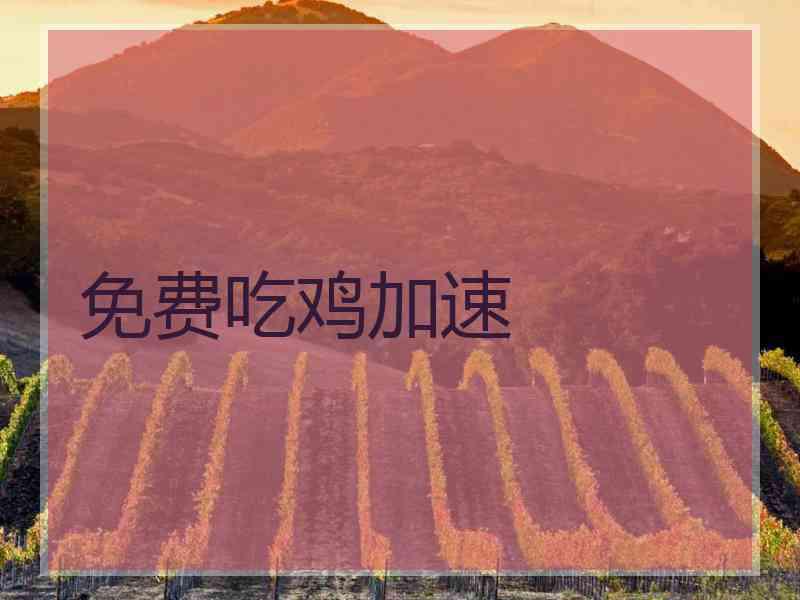 免费吃鸡加速